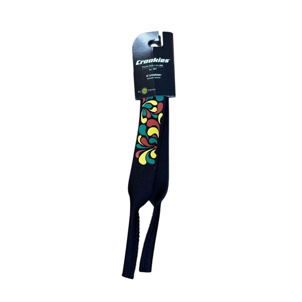 Croakies XL Eyewear Retainer Unisex One Size Psychedelic Print Strap